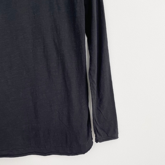 Anthropologie Postmark Black Double Pockets Tee Top Size Small - Picture 11 of 15